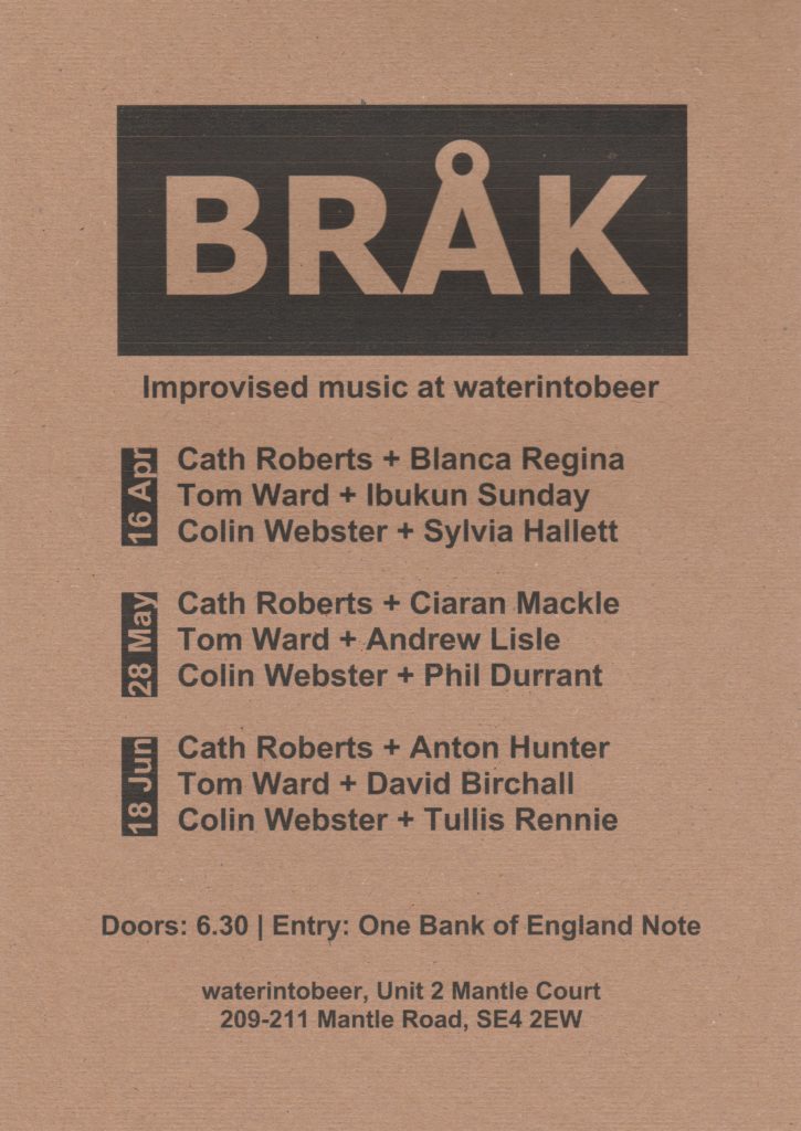 image of the Brak schedule