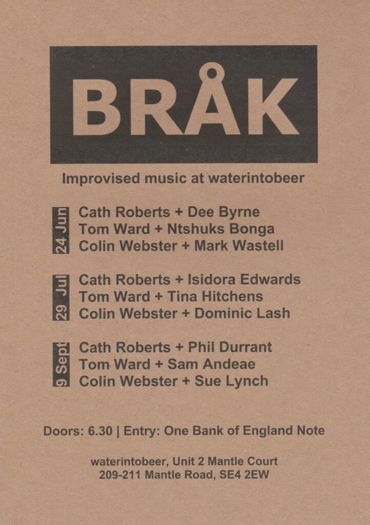 List of who is playing at the upcoming BRÅK concerts
