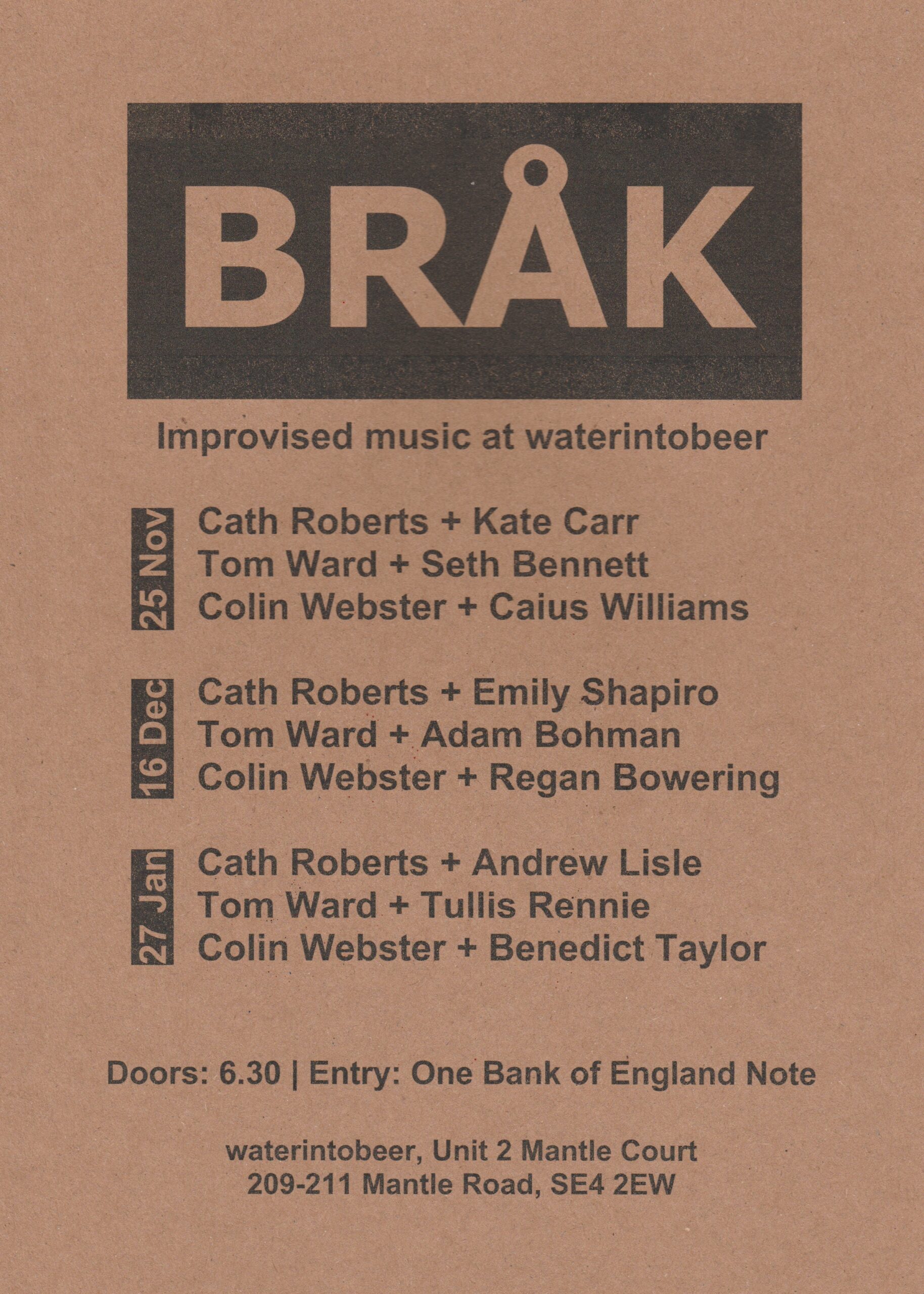 Brak programme as an image is here